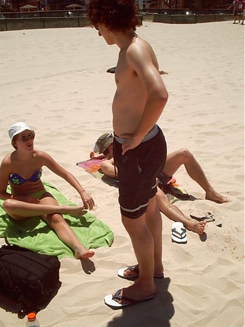 Carms, Enrique and Jerds soak up the sun