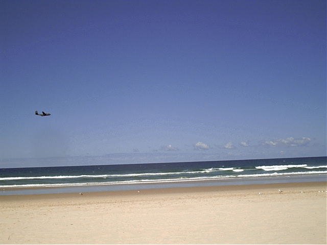 Oooo, low flying military plane