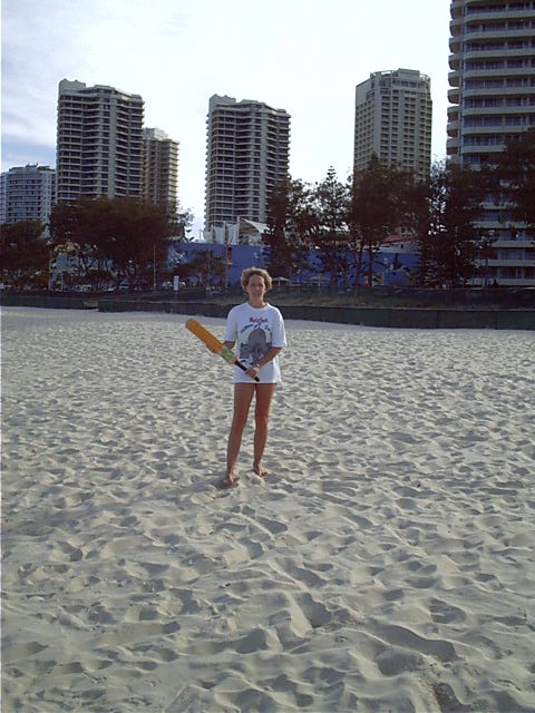 Carms is up for some cricket