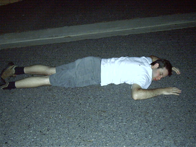 He's down for the count