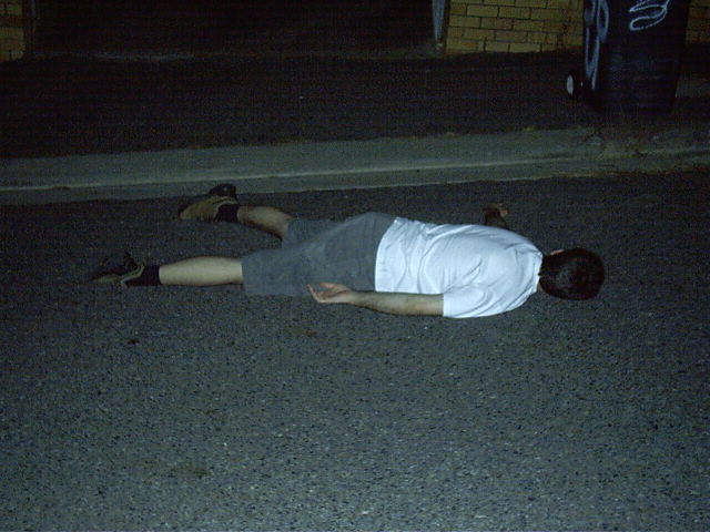 He's down again