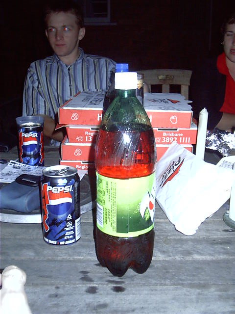 After drinking Shawn's burbon, I swapped to raspberry vodka