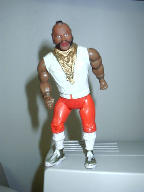 I pity the fool who put lipstick on his Mr.T.