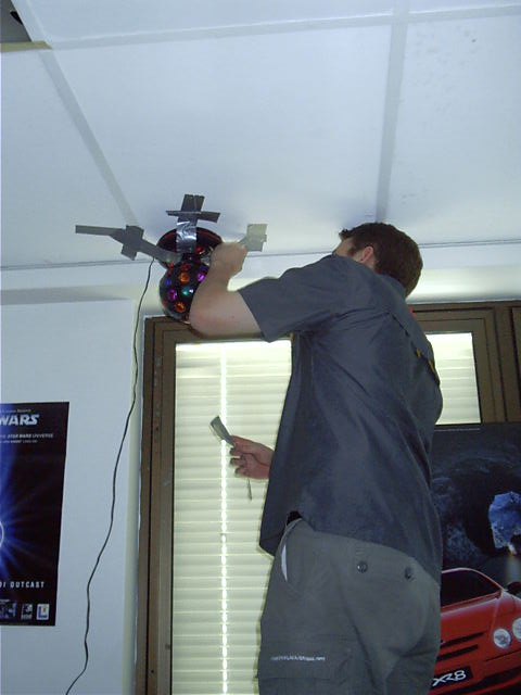 Seting up the Light show