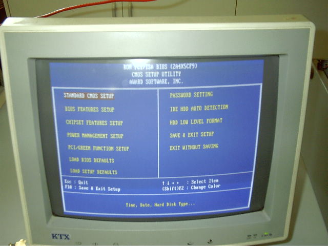 I check BIOS for the problem.
