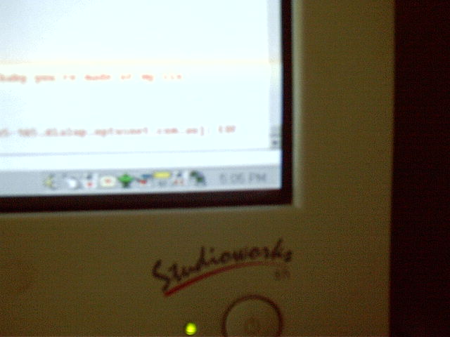 I hate that little dialup icon.