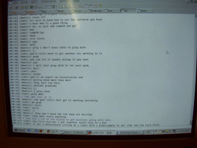 Loki helsp me setup the server.