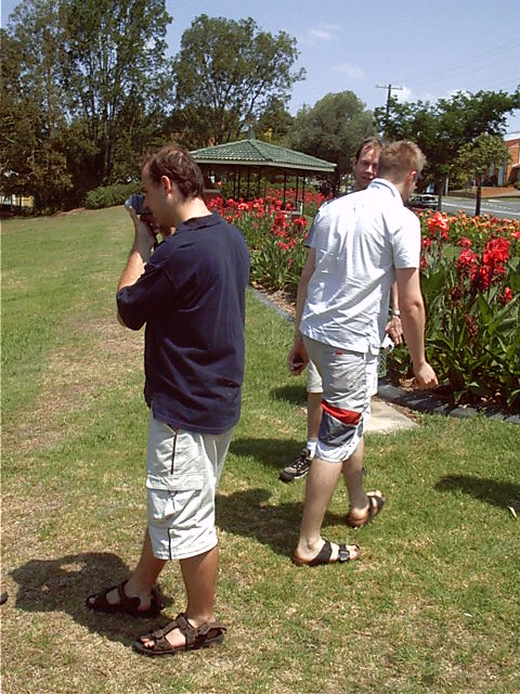 Lime takes a photo. Kewn greets Kryz