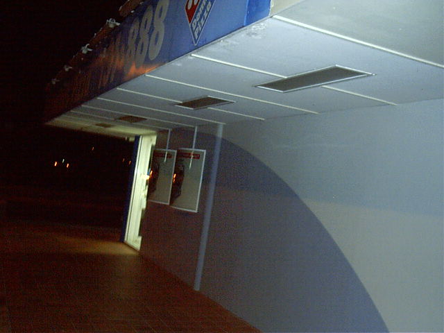 The lamers were closed, denying us pizza