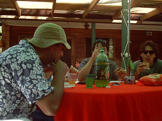 Pat contemplates plates