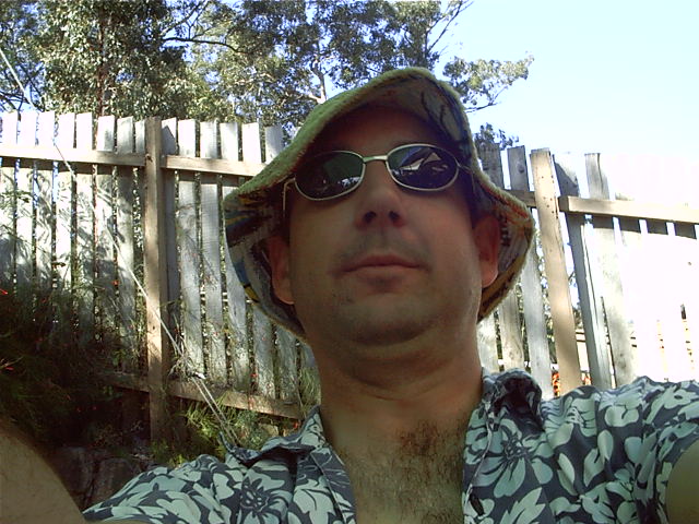 Pat takes a pic of himself
