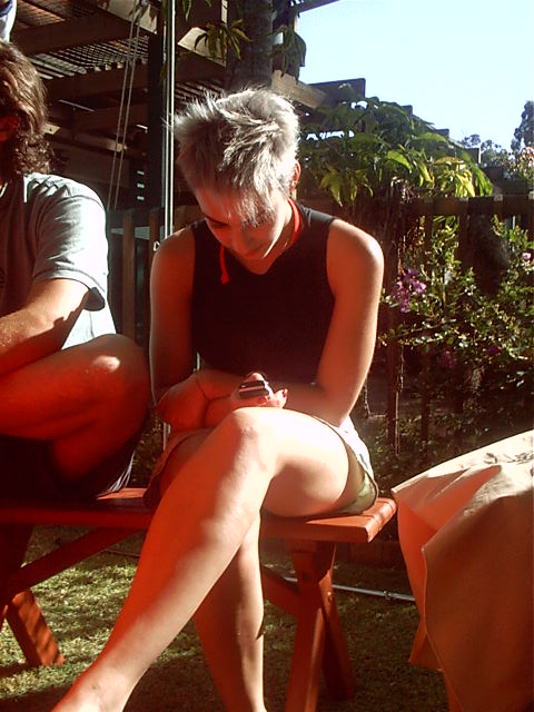Shae has funky hair