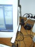 Attached microphone mount to side of monitor for easy use.