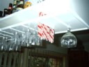 Nice use of glass holder in bar
