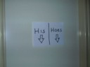 Sign on the toilet