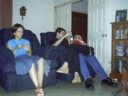Lui, Slayer and Lily in the other room
