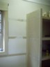 New side wall for end of shelves