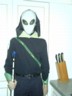 Once again, I go as an Alien, same as her 18th (at her request)
