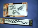 I also bought some cheap tattoos.