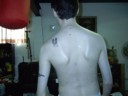 3rd Dragon tattoo. (Man, mum's right, I do have lots of spots on my back atm)