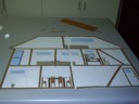 Added a dining room and study, as well as beds and kitchen.