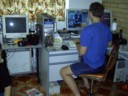 Shawn and his nice 19 inch LCD
