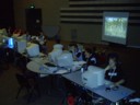 Another projector shows what's on the X-Box