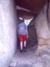 Thru a tunnel
