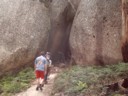 Into another tunnel of rocks