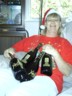 Mum goes all yellow over dad's gift to her.