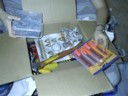 Megan's gift from dad, tools! Which will help muchly when she moves into her own place very soon.