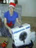 Megan gets a new fan for her new place.