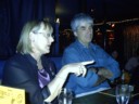 Mum and Dad at Mum's birthday dinner and show