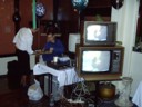 The entertainment setup