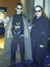 After party it's onto Matrix Reloaded in Gold Class. Here is me with my guns and Loki's coat, and Aaron