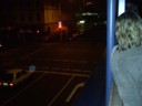 The street below in the city