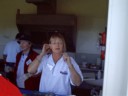 Mum serves up food