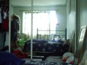 Katie now has a full wall mirror in her bedroom. Mmmm, possibilities. *winkz*