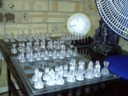 Who now has 3 chess boards. Crazy.