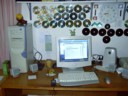 My computer.... Where I live. mmmmm 19inch monitor and surround speakers.
