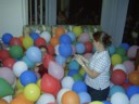 Poet and Cutie get down with the balloons.
