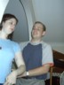 Ness tries to tickle Tanya. And fails.