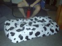 The pump made it bigger.