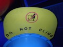 Do not climb! OR DIE!