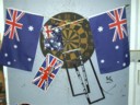A very Australian dartboard.