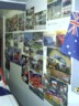 Dad's posters.