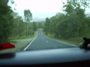 Tanya drives me up Mt Tamborine V'Day evening.