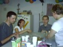 Braggy teaches the troops some poker. (Non-strip of course)