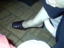 Someones foot.