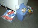 Not too much mess though.